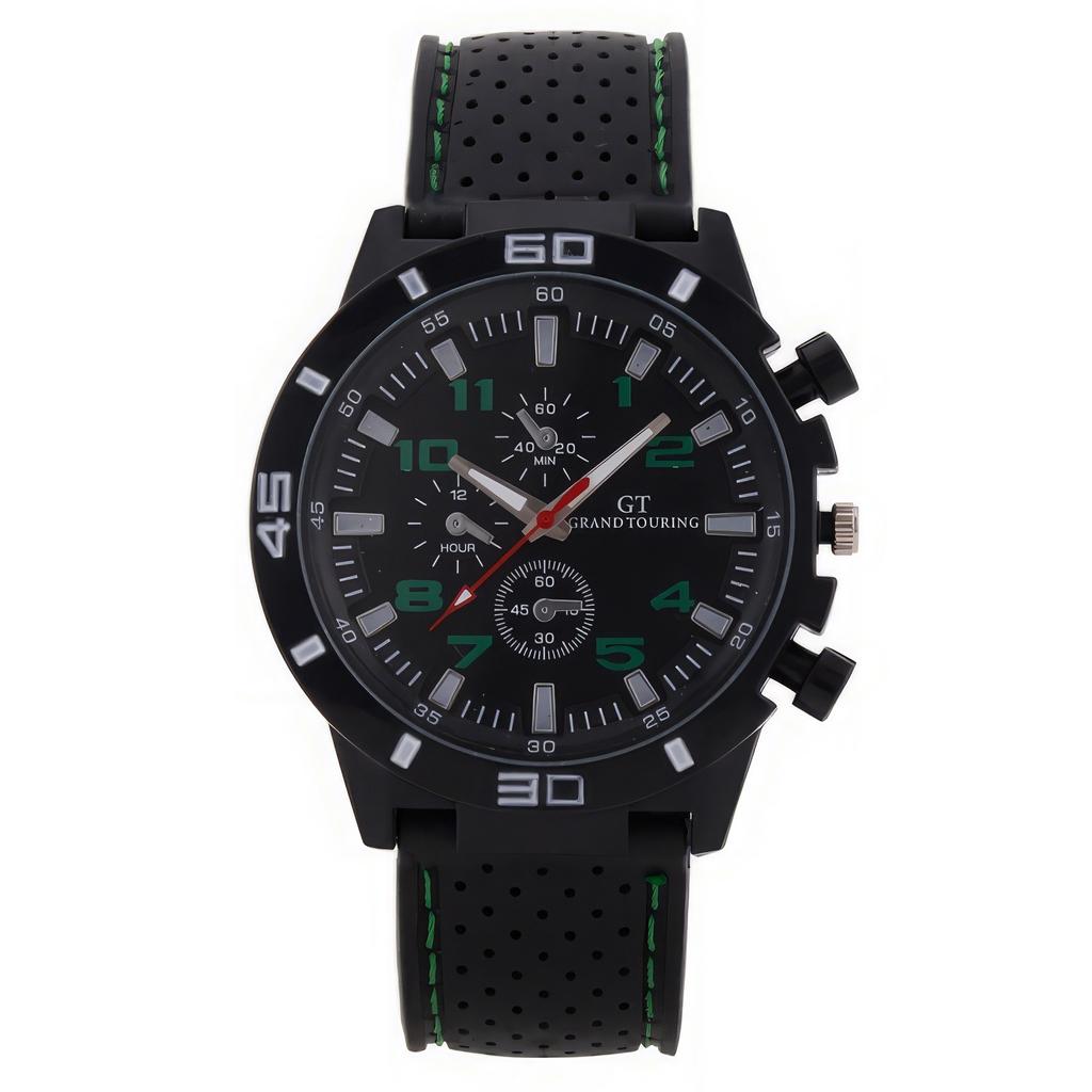 Men's Waterproof Luminous Running Alarm Clock Watch