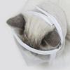 Намордник для ухода за кошкой Прозрачная дышащая маска для котенка Защита от вылизывания во время купания и стрижки когтей Портативный дизайн