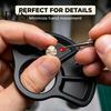 Палитра для масляной живописи Easy Clean, Палитра-напалечник 3D-печать, Одно отделение, Пластиковый органайзер для красок, Компактная, для путешествий, для акварели, акрила