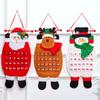 Christmas Calendar Santa Claus Snowman Santa Claus Xmas Advent Timer Door Wall Window Christmas Decor Advent Calendars Decor