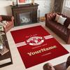 Manchester Personalized Name Floor Mat Perfect for Hallway Study room Foyer Bedrooms Anti-slip Rug Office home decor