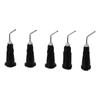 200pcs Black Bent Dispensing Tips 20 Gauge Dispensing Needle Tips Dental Dispensing Needles