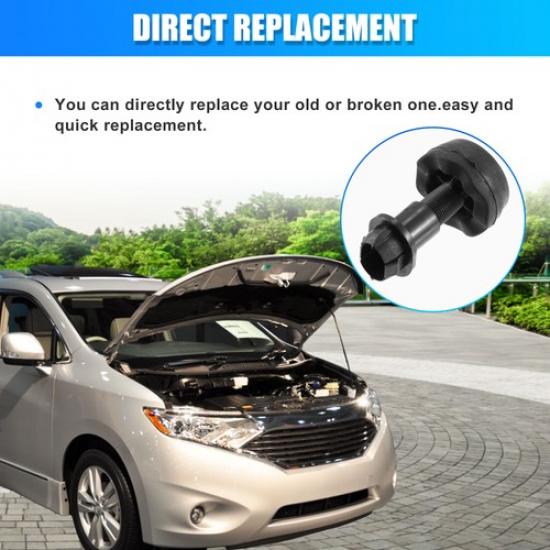 Два резиновых упора-бампера для капота автомобиля для Ford Focus 2012-2013 Черный