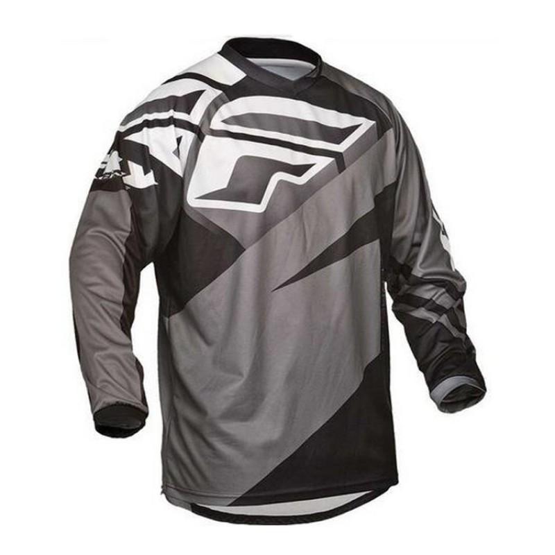 Mens Long Sleeve Mountain Bike Jersey Cycling Apparel Downhill Trail Riding Breathable Quick Dry