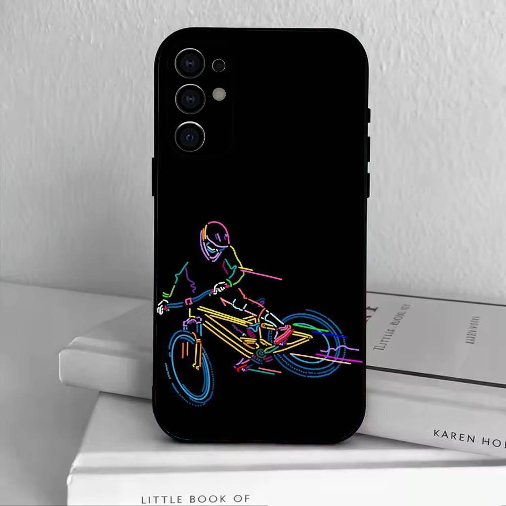 Спортивный чехол для телефона Bike Sports-S для Samsung S25, S24, S21, S22, S23, S30, Ultra, S20, Plus, Fe, Lite, Note, 10, Черный чехол