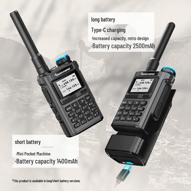 Мощная рация QUANSHENG UV-K1 с зарядкой Type-C (Китайская версия)