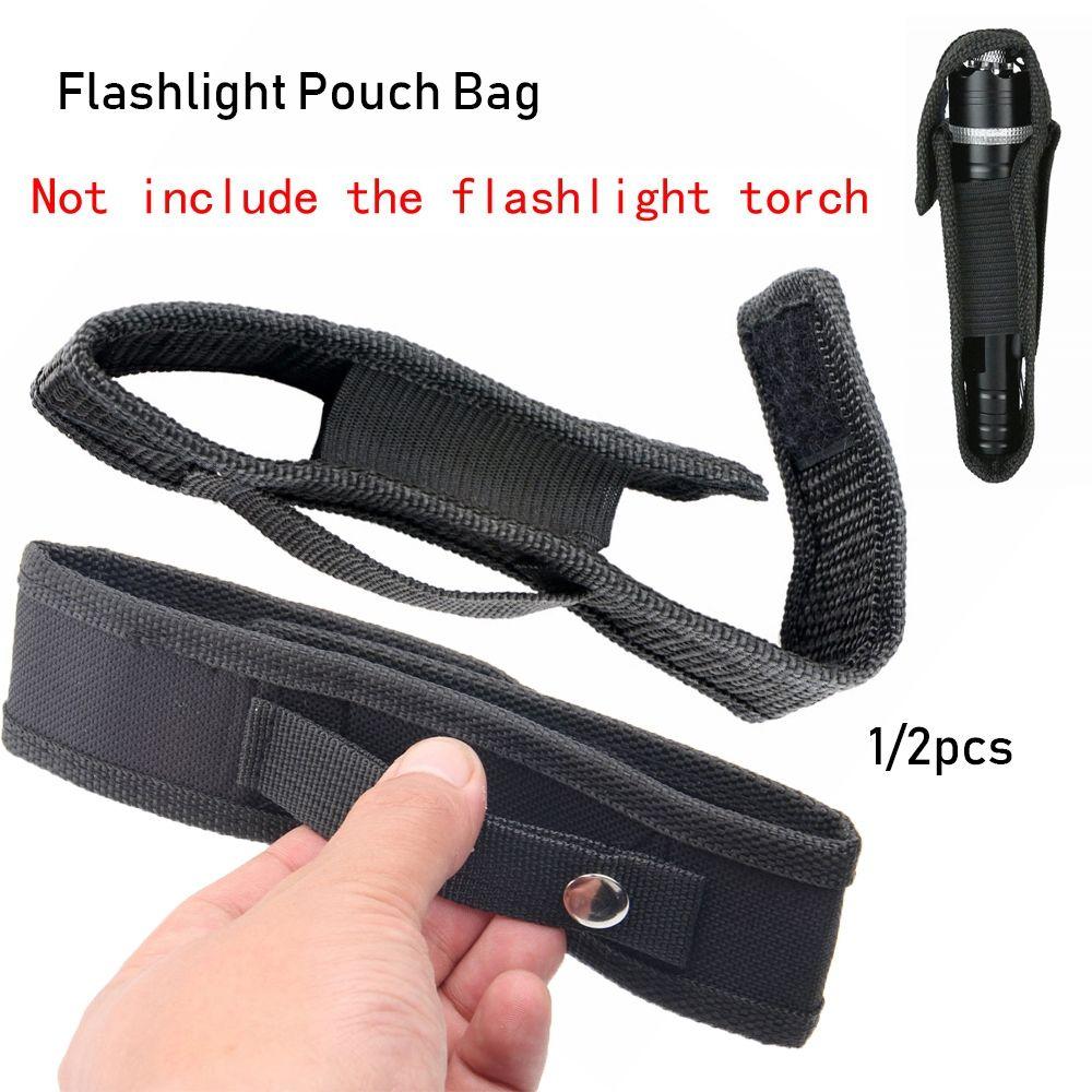 Nylon Universal Outdoor Tool Accessories Flashlight Torch Bag Waist Belt Case Tool Holder Pouch