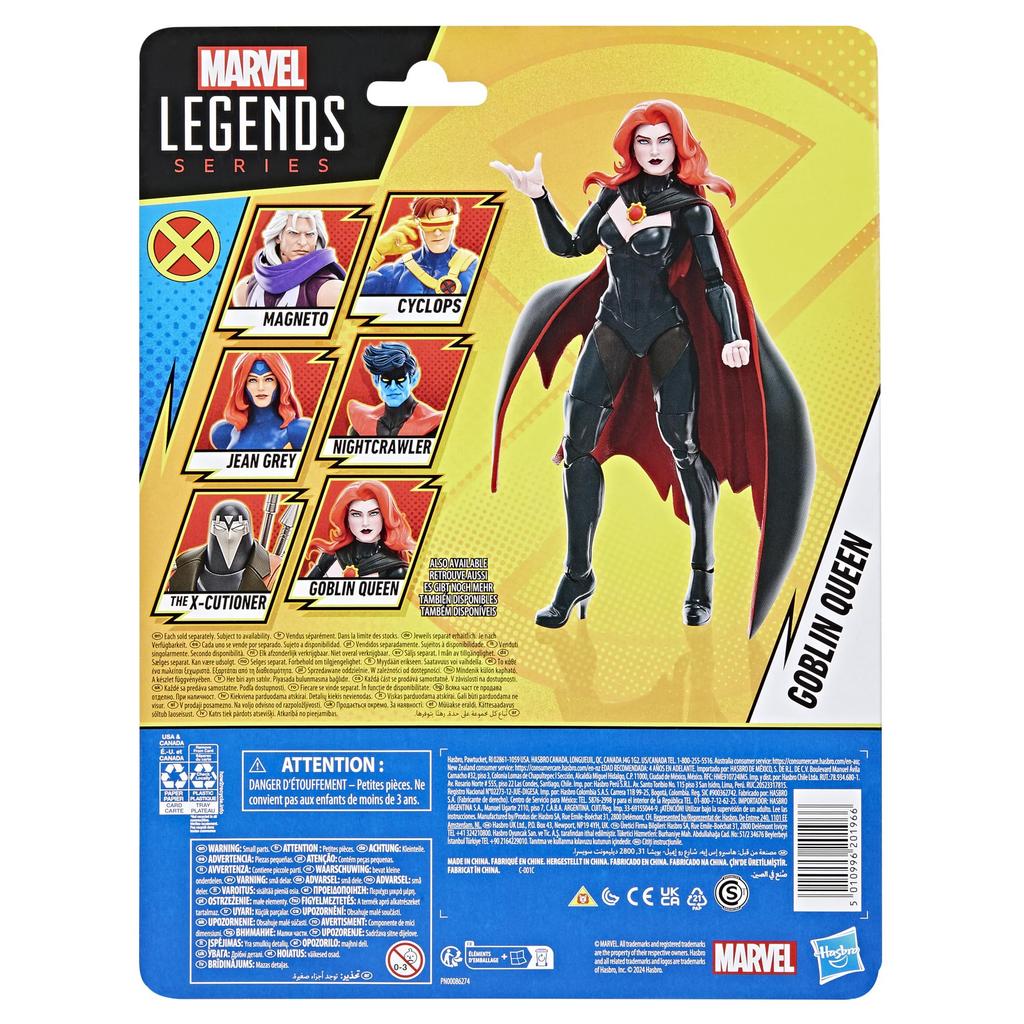 Hasbro MARVEL Marvel Legends Series Queen Collection 6 Inch Action Figure F9057 Genuine Product Goblin, X-Men `97 (15cm)