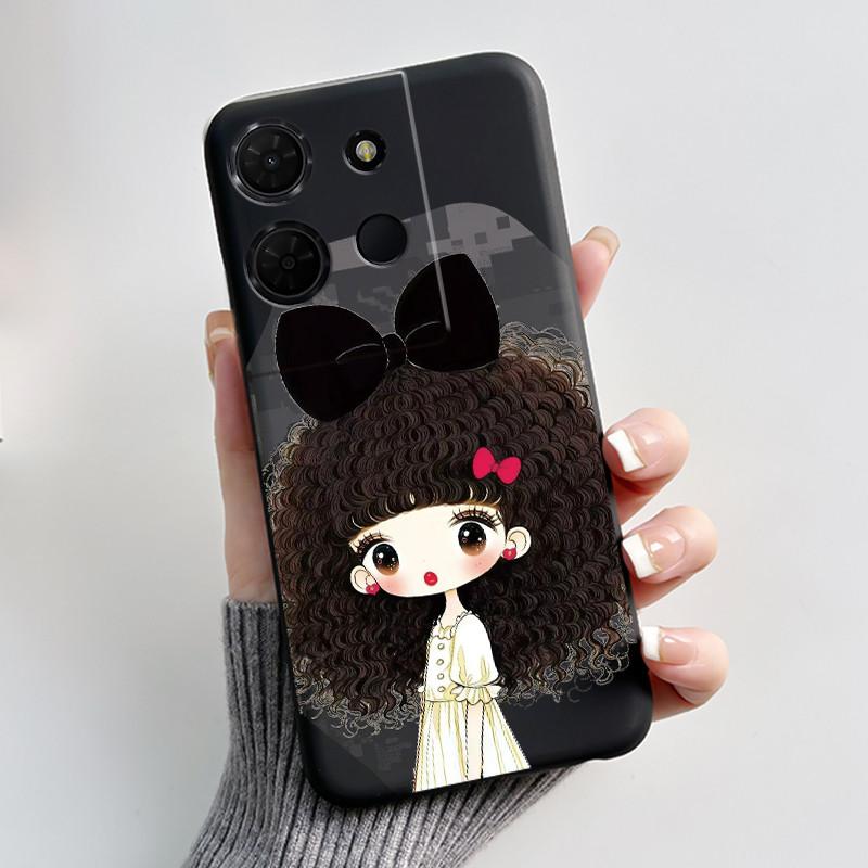 Bright New Pattern Anti-scratch Black Casing For TCL 503 Pattern Cover For TCL K32 5G (T513W)/TCL K33 5G (T513Z) Soft Case