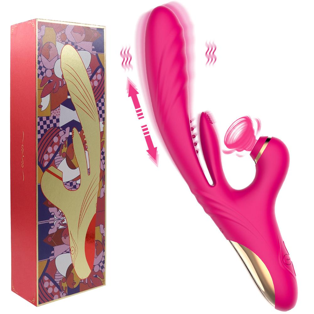 3в1 сосание вибратор телескопический дилдо секс-игрушки для женщин точка G язык облизывание клитора массажер стимулятор секс-игрушка для взрослых 18