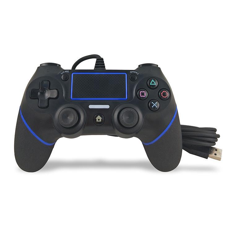 Беспроводной игровой контроллер Bluetooth P4 с двойной вибрацией двигателя и соматосенсорной связью