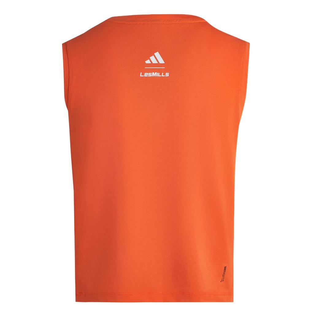 Adidas X Серия майок Les Mills Удобный пуловер с круглым вырезом С надписью Без рукавов Спортивный жилет Женские топы KT6899