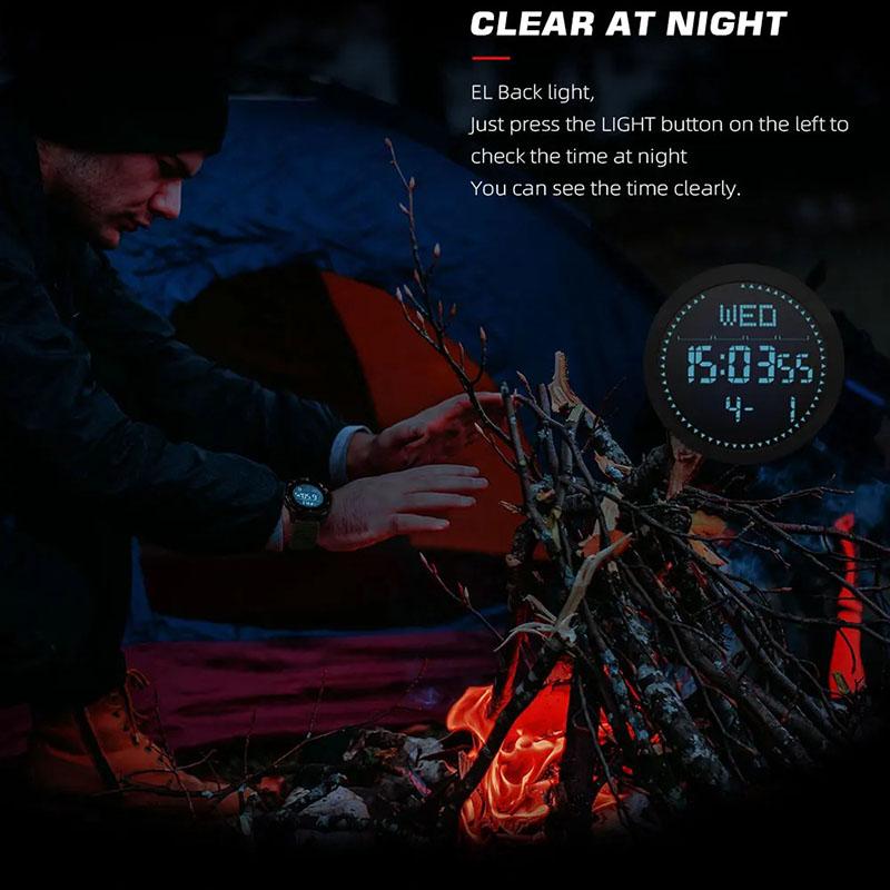 NORTH EDGE ALPS Мужские цифровые часы из углеродного волокна Shock Militray Спортивные супер легкие уличные компасы Водонепроницаемые наручные часы 50 м