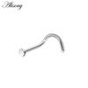 Alisouy 1Piece Steel 20G Faux Nose Rings Fake Septum Rings Hoop Nostril Daith Piercing Fake Clip On Nose Rings Oreja Piercings Jewelry