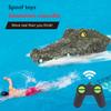 2024 New Crocodile Rc Boat Ship 2.4G Simulation Animal Waterproof Remote Control Alligator Electric Summer Water Pool Toys Gift for Kids