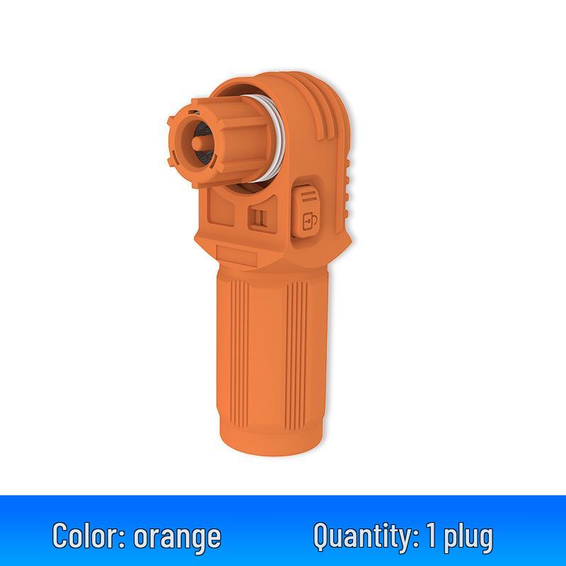 High Voltage Waterproof Energy Storage Quick Connect Terminal (200A/250A/300A) Single Core Elbow Connector