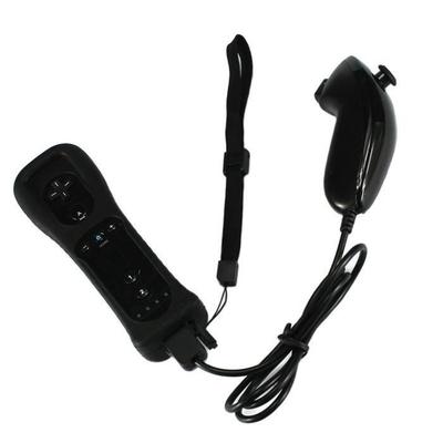 Игровой контроллер - Nintendo - Контроллер Wiimote + Nunchuk - Черный - Беспроводной - Встроенный Motion Plus