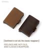 Винтажный 2025 Мужской Двухслойный Картхолдер из Кожи Crazy Horse с Выдвижным Механизмом на Кнопке и Алюминиевой Клипсой