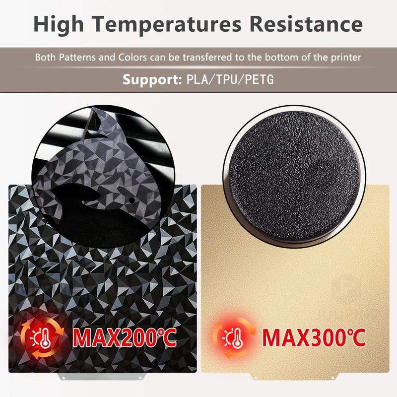 Сменная платформа 310x320 для CR10S Pro, Sovol SV04, SV06 Plus, Creality Ender 3 Max Neo, двусторонняя, гибкая, PEI PEO PET