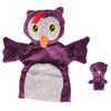 Hand Puppet Parent Child Interaction Plush Cartoon Animal Owl Hand Puppet Toy Doll
