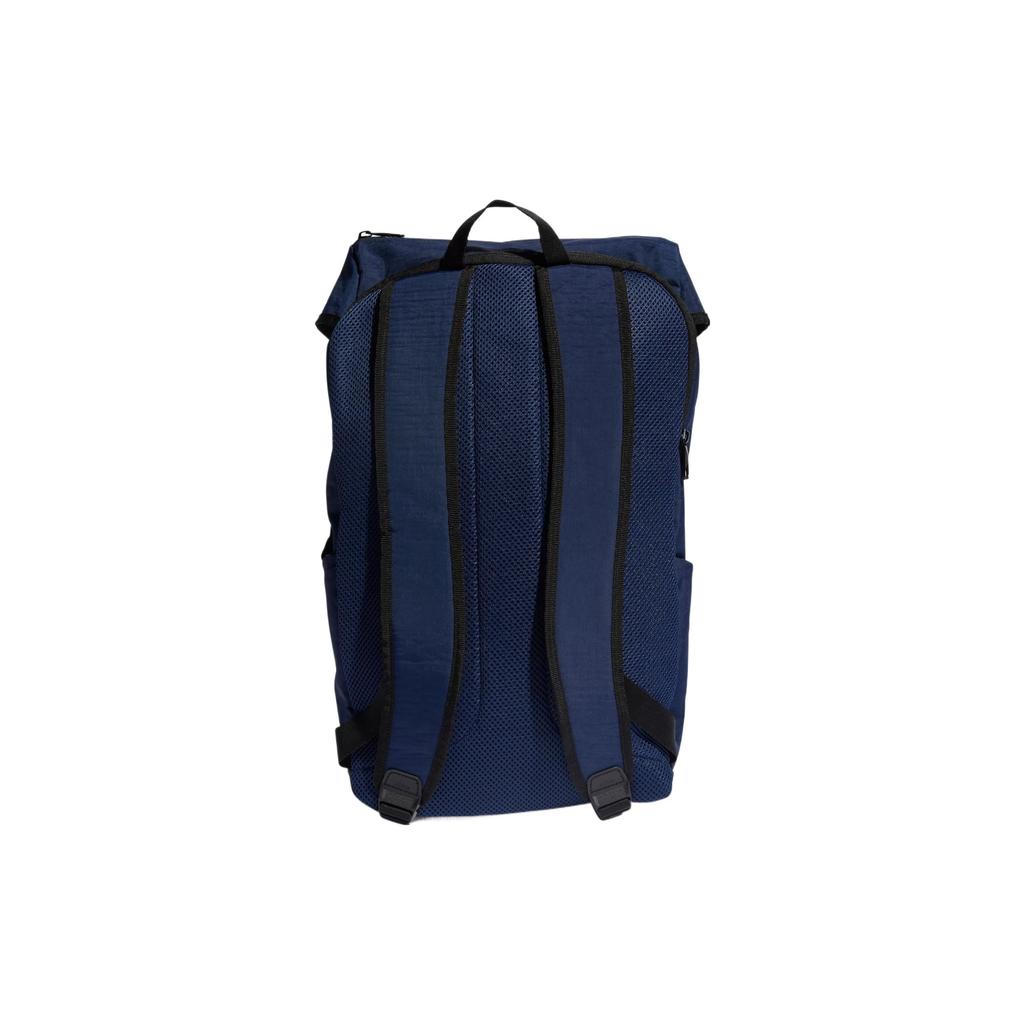 Adidas 4Athlts Brand Logo Patch Nylon Backpack Unisex Backpack Dark-Blue Black White IL5747