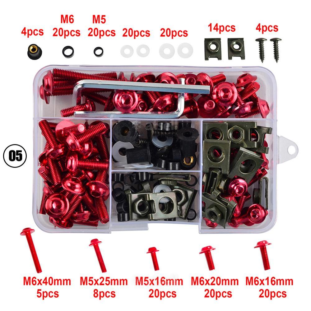 177 шт. болты для обтекателя мотоцикла, винты для корпуса, гайки для kawasaki z750 z900 z1000 z800 versys 650 er6n ninja 400 300
