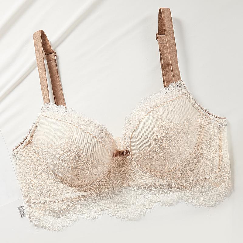 Комплект бюстгальтера пуш-ап для женщин с плоской грудью: Бесшовный, Регулируемый, Боковая поддержка, Предотвращающий провисание, Сексуальный дизайн.