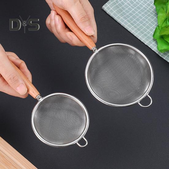 Легкая сушилка для лапши Удобная ручка Практичная ресторанная мука Пищевое сито Фильтр Металлическое ситечко для сока