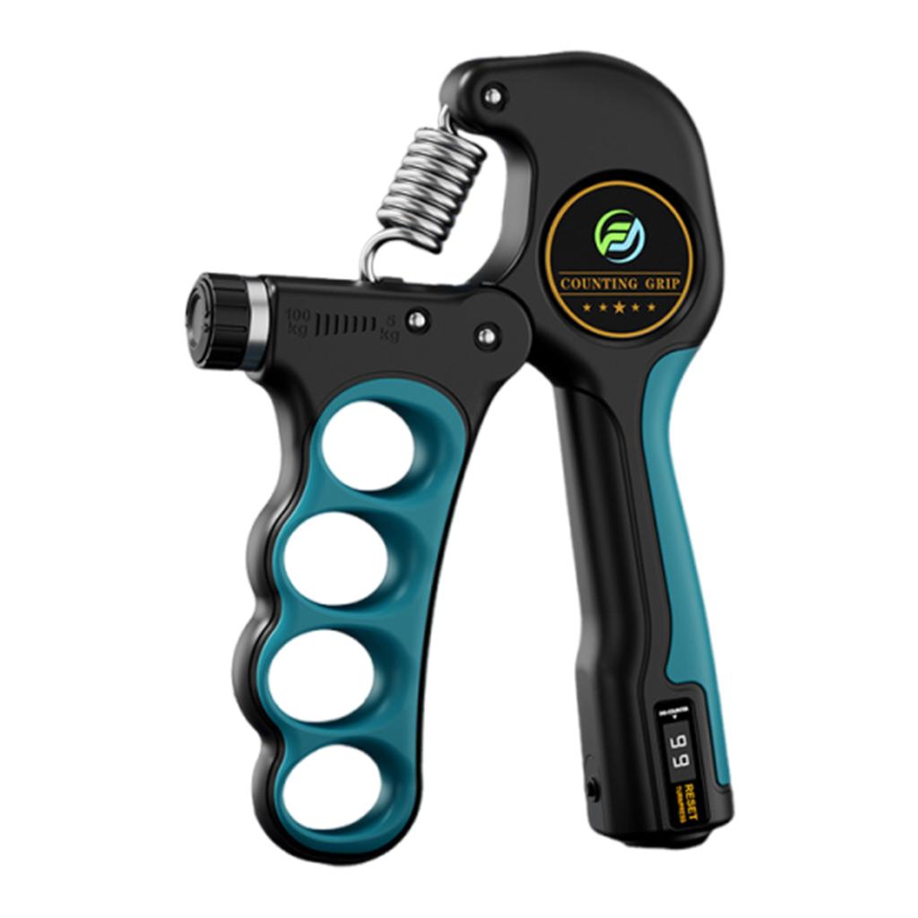 Adjustable Hand Gripper Anti-Slip Electronic Counting Hand Gripper Wrist Strength Expander for Muscle Building Recover