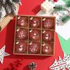 9 Pcs Christmas Ball Ornaments Shatterproof Christmas Decorative Balls Reusable Festival Hanging Ornaments