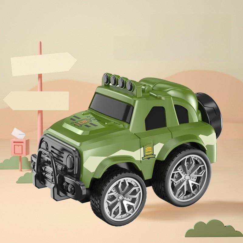 Игрушечная полицейская машина для бездорожья с вращением на 360 градусов для игр и обучения малышей