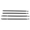 4Pcs Window Seal Weatherstrip 75720 42030 Black Waterproof Sturdy Window Weatherstrip Belt Kit For RAV4