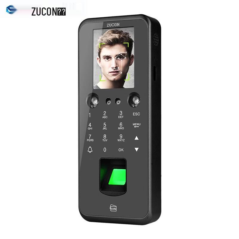 Система контроля доступа ZUCON F17 по лицу и отпечаткам пальцев, китайская вилка (адаптер в комплекте)