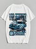 Los Angeles Extreme Racing Sport Printing Male Tops Summer Loose T-Shirt Cotton New T-Shirt Hip Hop Tee Clothes Casual T-Shirts