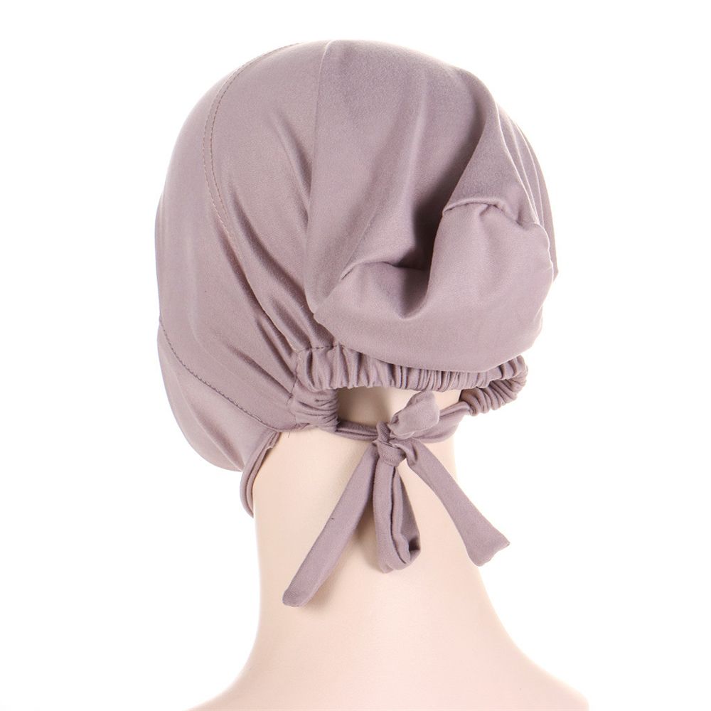 Short Muslim Stretch Arab Turban Inner Hijab Caps Headwrap Islamic Cap Female Headscarf