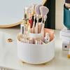 Portable 360 Rotating Makeup Organizer Large Capacity Desktop Cosmetic Storage Box Lipstick Makeup Brush Pen Holder for Bathroom