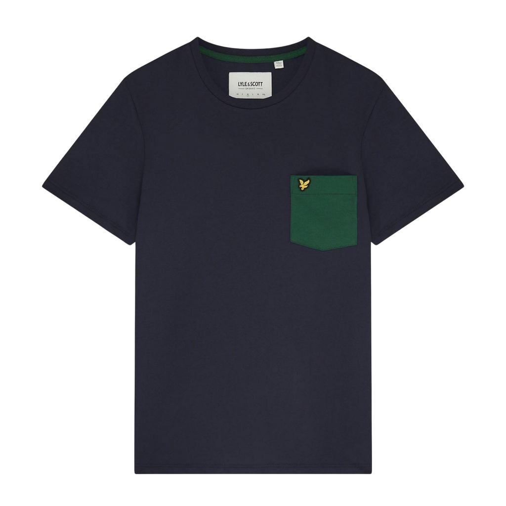 Lyle & Scott Mens Contrast Pocket T-Shirt