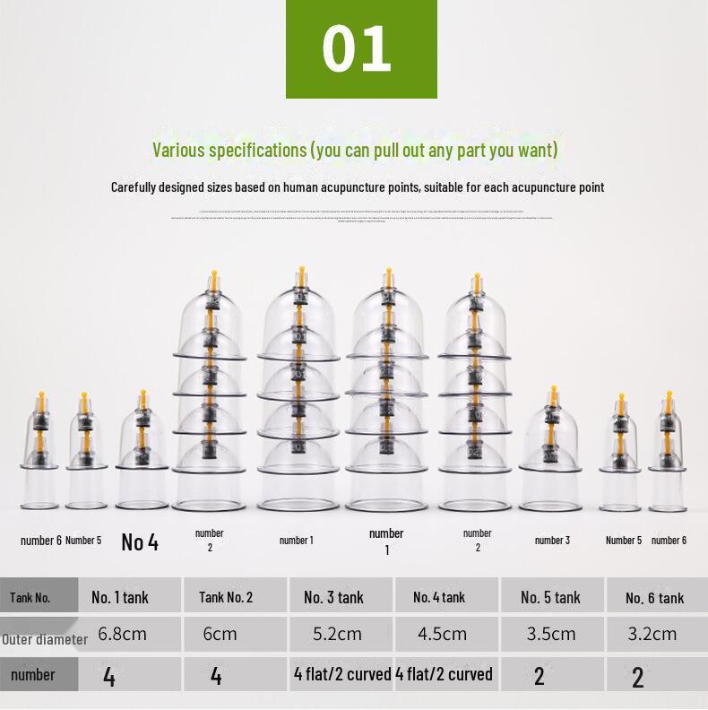 Набор вакуумных банок Kanghuang из 24 предметов — взрывозащищенный и утолщенный для домашнего использования