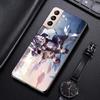 Чехол для Samsung Galaxy S21 S20 Ultra S10 Plus Lite S21 S20 Fe 5g S10e S9 S8 S7 Edge Shell Fundas Anime Shingeki No Kyojin