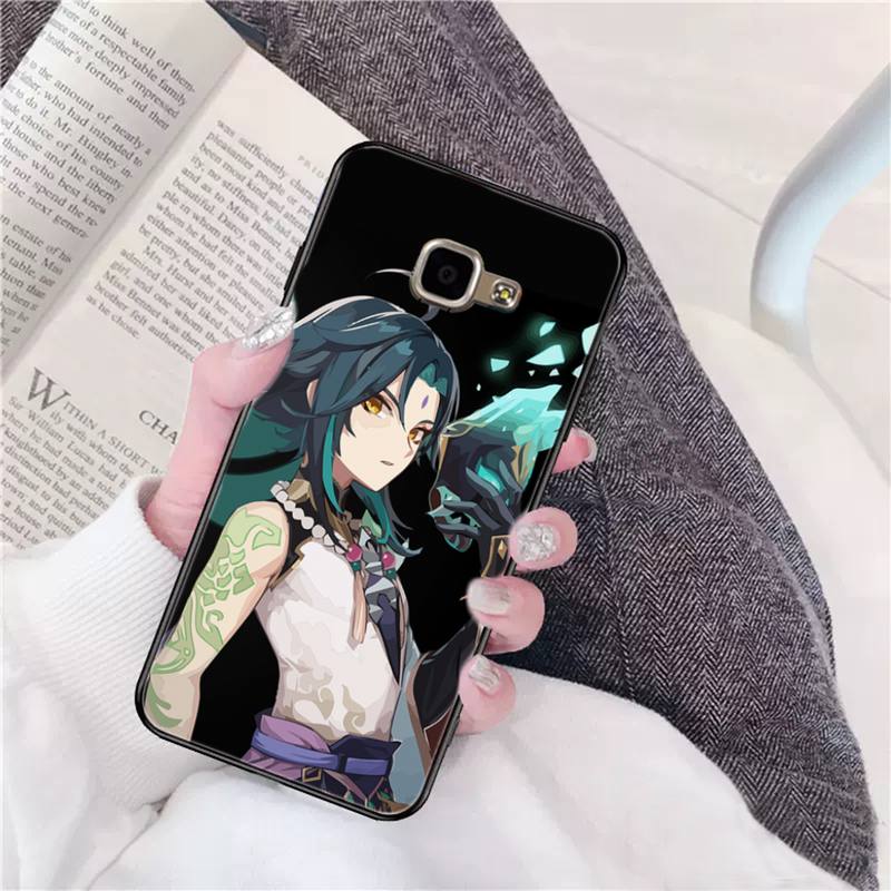 YNDFCNB Genshin Impact Phone Case for Samsung A6 A8 Plus A7 A9 A20 A20S A30 A30S A40 A50 A70
