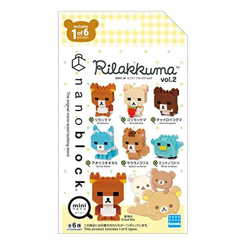 Nanoblock Mininano Rilakkuma vol.2 (BOX) NBMC_36S 1BOX = 6 pieces, 6 types in total