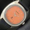 ВИНТАЖНЫЕ ЧАСЫ ALLWYN 6300A ИНДИЯ С РУЧНЫМ ЗАВОДОМ МУЖСКИЕ С ЦИФЕРБЛАТОМ ОРАНЖЕВОГО ЦВЕТА a703949-1