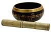 Gold Singing Bowl Tibetan Buddhism Sound Healing Om Mani Padme Hum