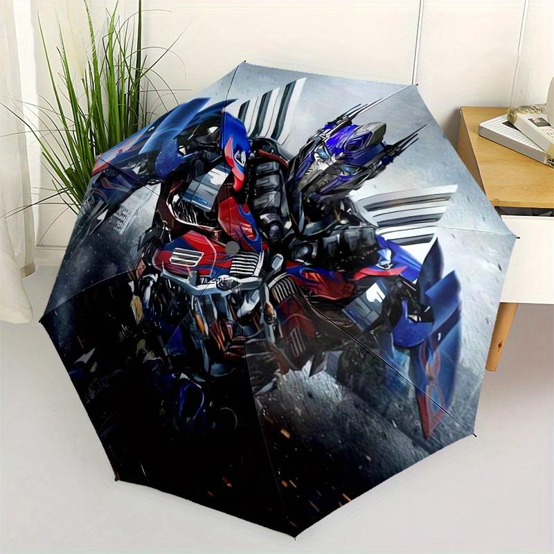 1pc Transformers Optimus Prime Themed High-quality Umbrella,Automatic Opening and Closing Umbrella,Multi-functional Umbrella G0811178