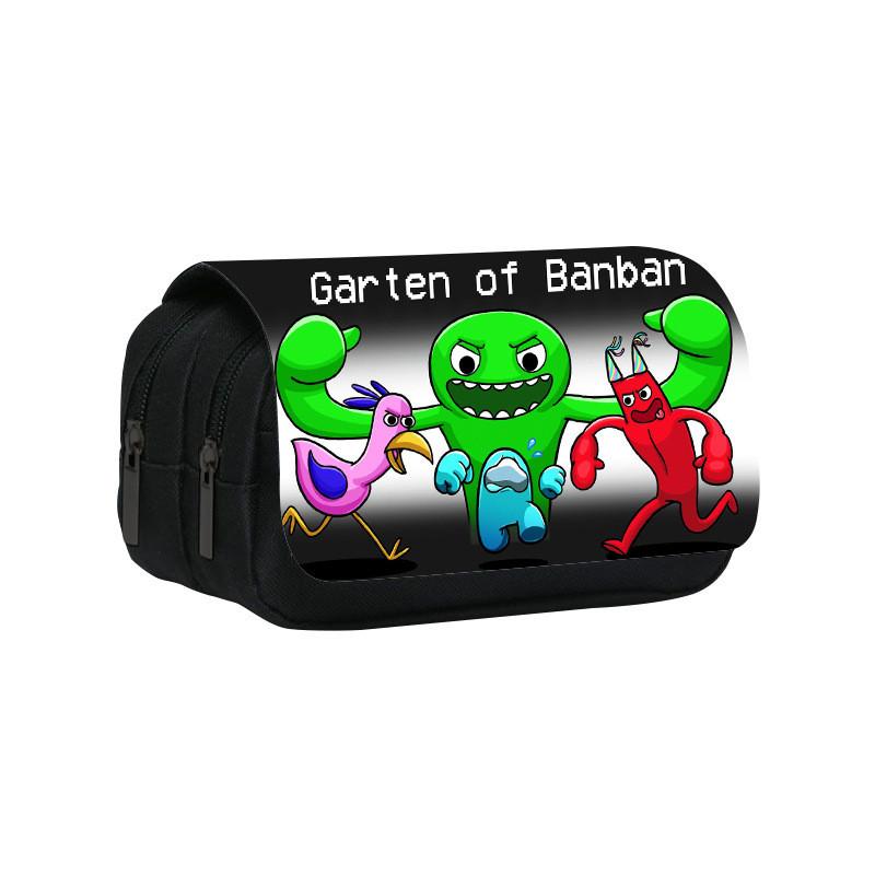 Двухслойная пенал-косметичка Garten Of Banban из нейлонового материала для учеников и школьных принадлежностей