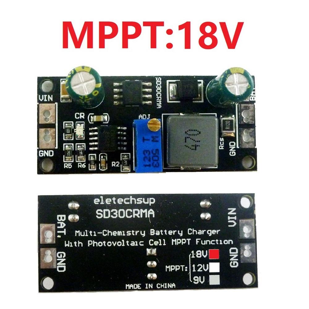 MPPT Солнечный Контроллер 1А 3.2В 3.7В 3.8В 7.4В 11.1В 14.8В Зарядное Устройство для Литиевых LiFePO4 Титанатных Батарей Модуль Плата Зарядки Батареи Инструмент