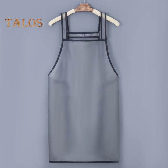 Фартук с двойным плечом, большой карман, водонепроницаемый, 2 стиля, полезный, быстросохнущий нагрудник для приготовления пищи для ресторана