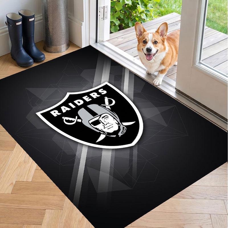 Мягкий напольный ковер с узором Las Vegas Raiders, ковер для гостиной, декоративный коврик для декора комнаты в доме