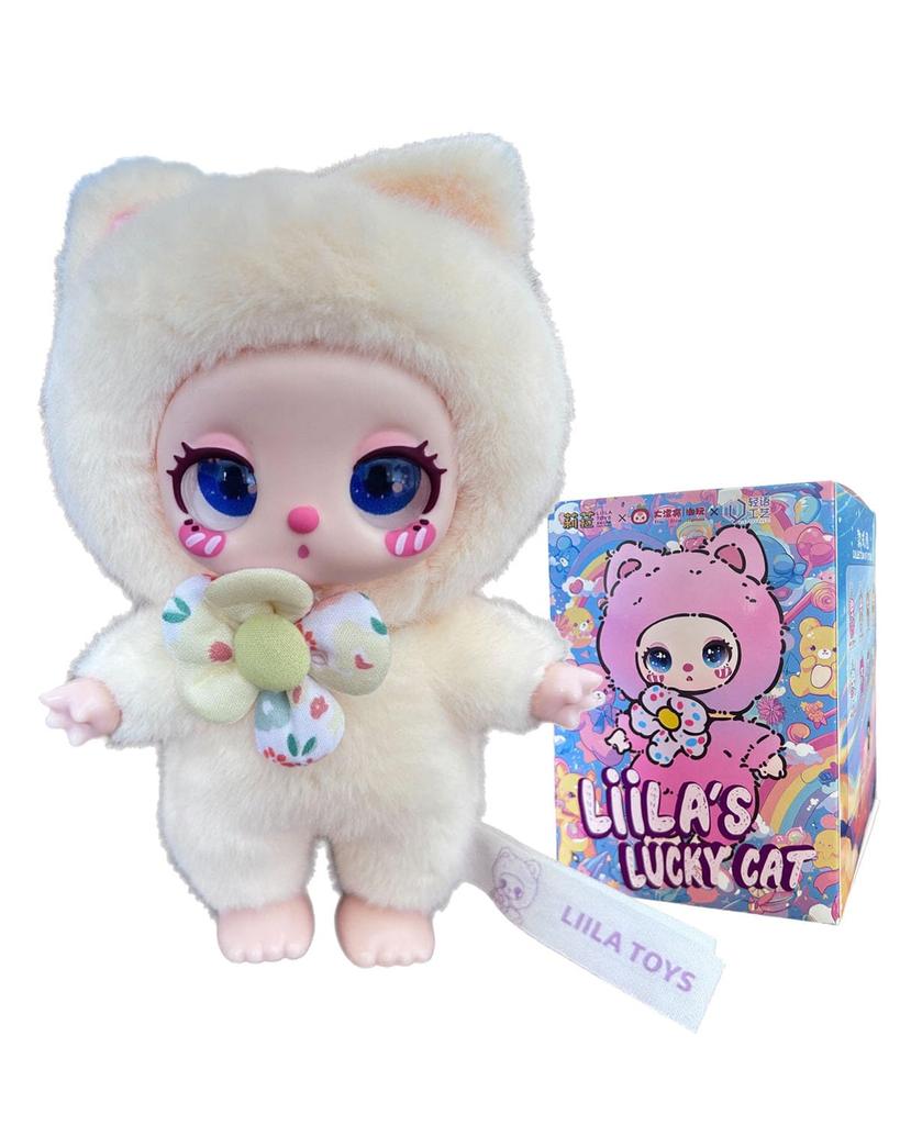 TRRCEPOS 1st Generation Plush Keychain Official Lovebu Keychain Blind Box Fluffy Mascot Perfect Gift Polyester PVC 9 Types Randomly Anime-Style