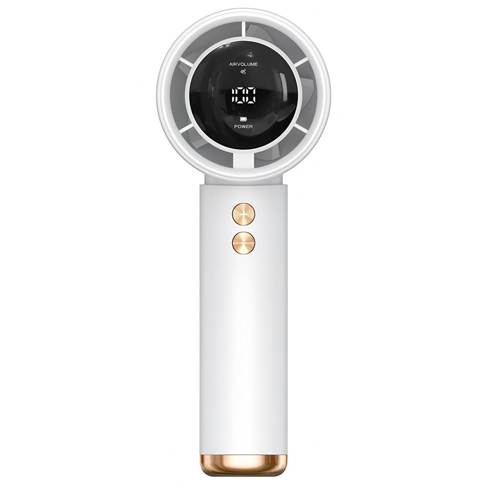 New 100-Speed High-Speed Handheld Fan USB Mini Portable Charging Turbo Small Fan Desktop Small Electric Fan